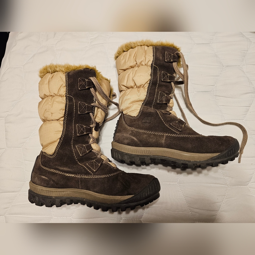 Timberland Mount Holly Brown Suede Duck Boot - 7
